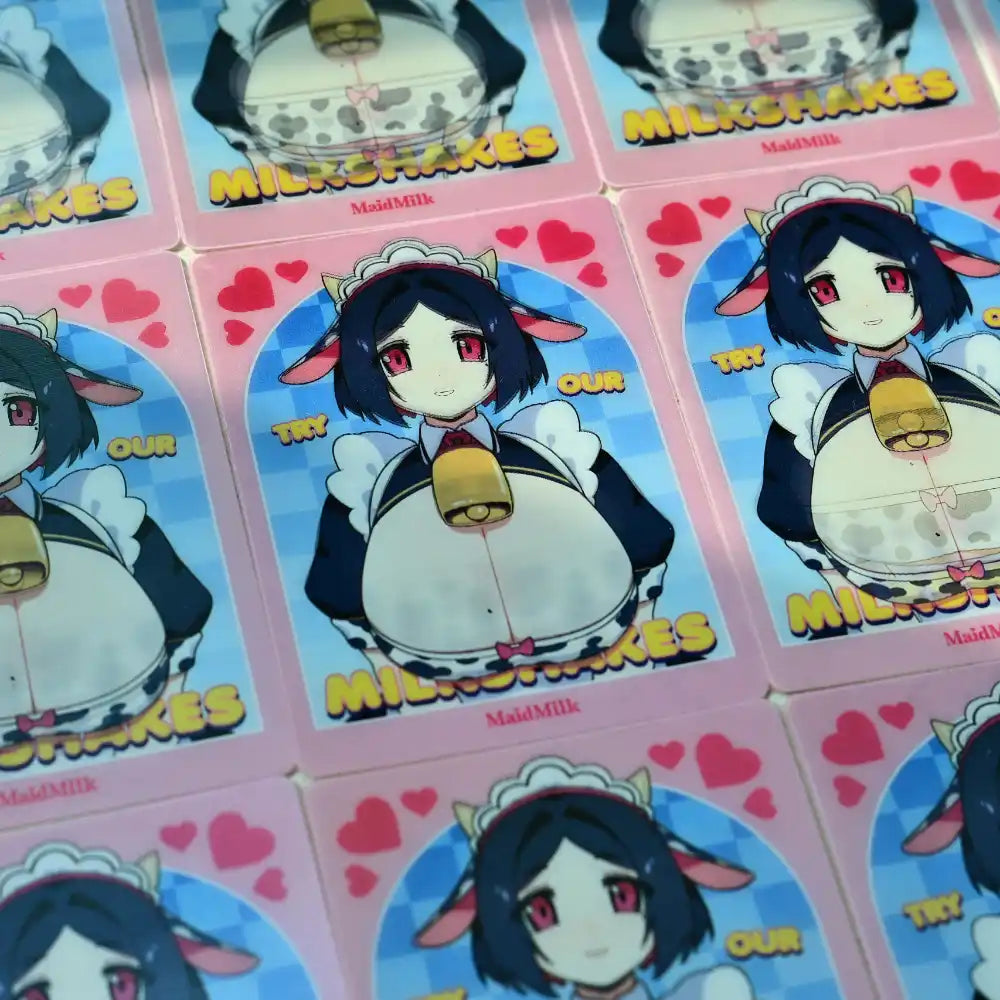 Milkshake Lenticular Card