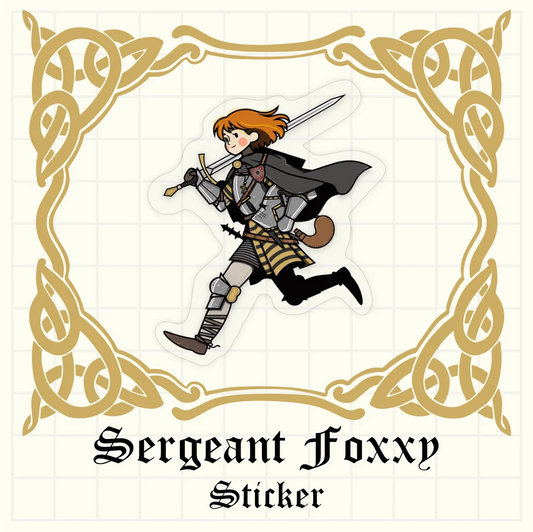 Sergeant Foxxy Sticker