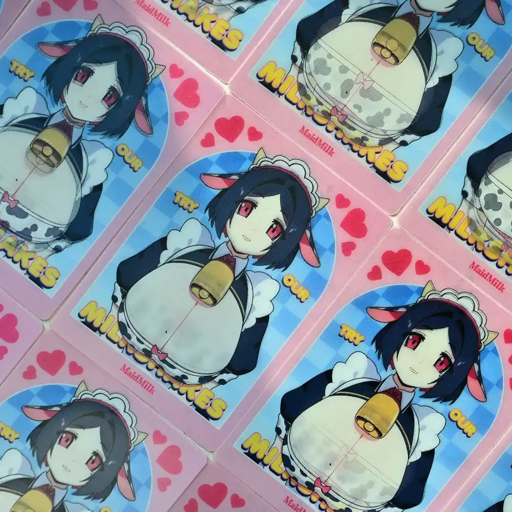 Milkshake Lenticular Card
